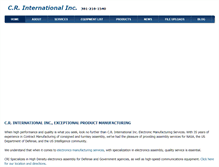 Tablet Screenshot of cri-inc.net